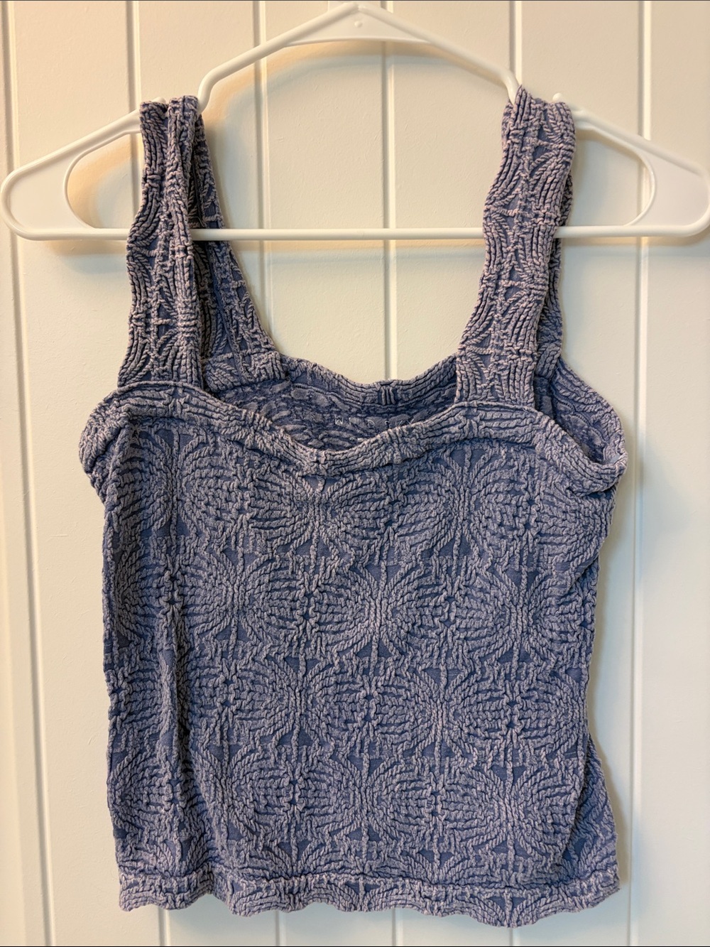 Lavender Textured Knit Tank Top - Women